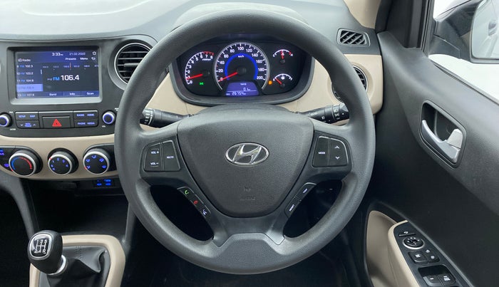 2019 Hyundai Grand i10 SPORTZ 1.2 KAPPA VTVT, Petrol, Manual, 26,844 km, Steering Wheel Close Up