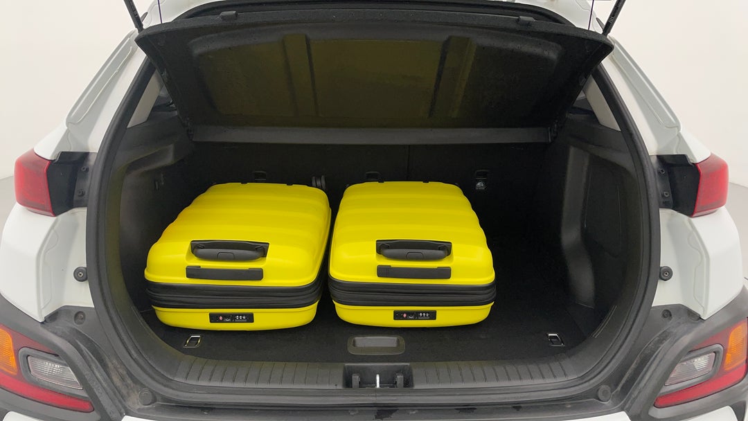 Boot Inside View with Luggage