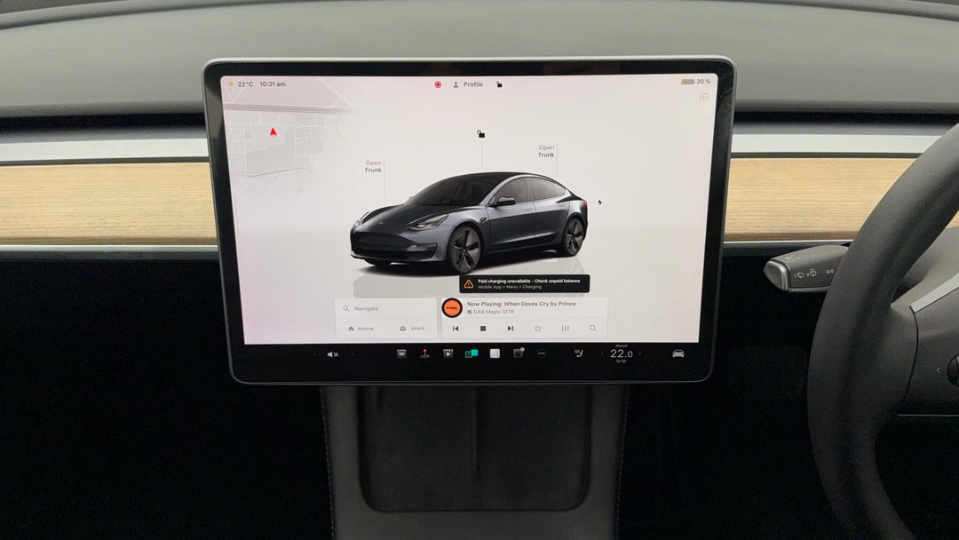 2022 Tesla Model 3 Rear-wheel Drive, Automatic, 47097 km, Center Console