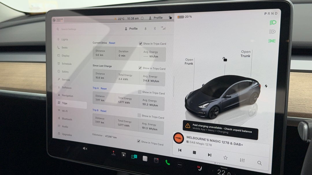 2022 Tesla Model 3 Rear-wheel Drive, Automatic, 47097 km, Odometer View