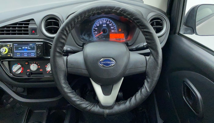 2017 Datsun Redi Go T (O), Petrol, Manual, 13,352 km, Steering Wheel Close Up