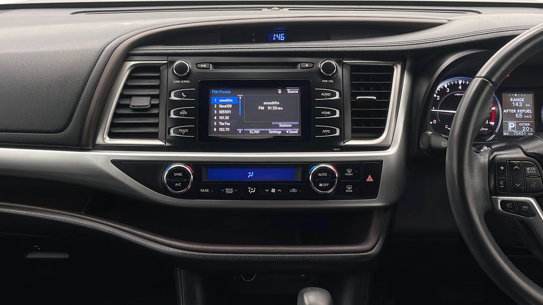 2014 Toyota Kluger Gxl (4x4), Automatic, 75451 km, Center Console