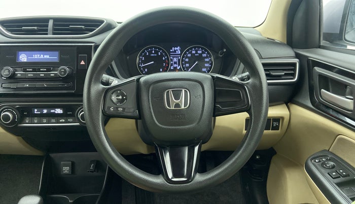 2019 Honda Amaze 1.2 V CVT I VTEC, Petrol, Automatic, 19,547 km, Steering Wheel Close Up