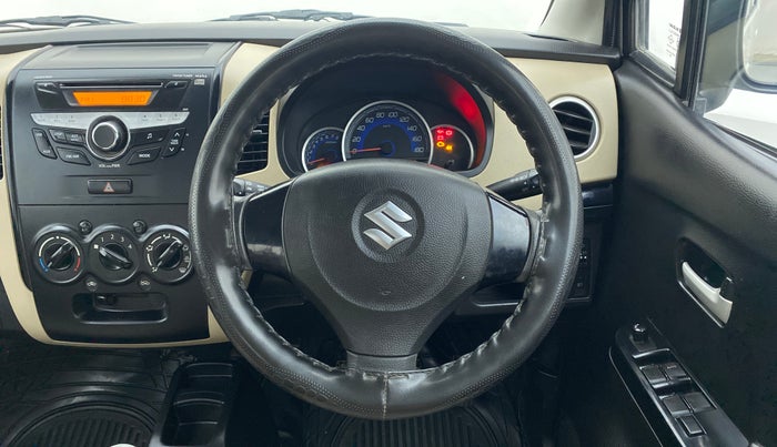 2017 Maruti Wagon R 1.0 VXI, Petrol, Manual, 60,053 km, Steering Wheel Close Up