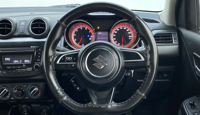 2018 Maruti Swift VXI, Petrol, Manual, 36,739 km, Steering Wheel Close Up