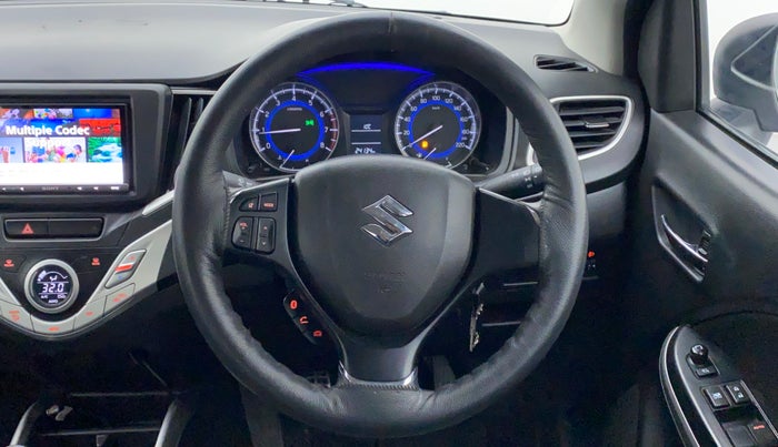 2018 Maruti Baleno DELTA 1.2 K12, Petrol, Manual, 24,113 km, Steering Wheel Close Up