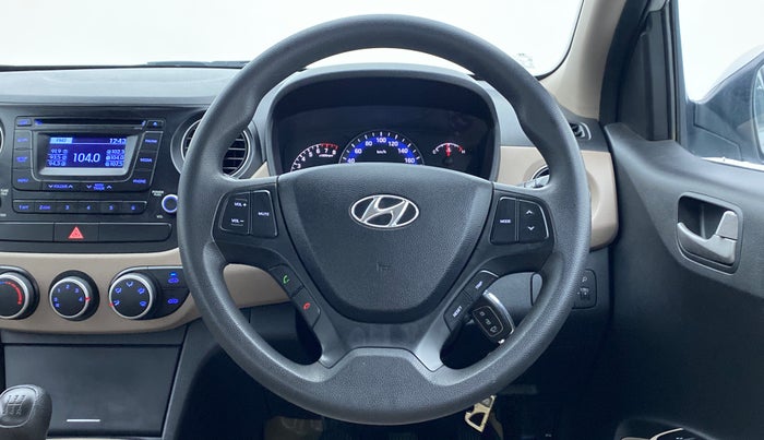 2014 Hyundai Xcent S 1.2 OPT, Petrol, Manual, 62,762 km, Steering Wheel Close Up
