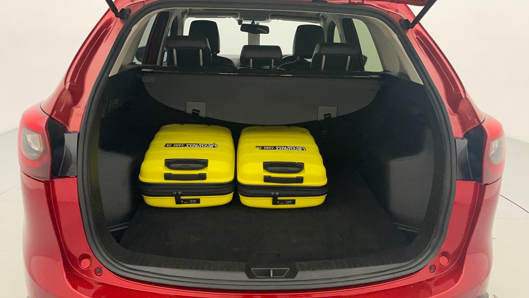 Boot Inside View with Luggage