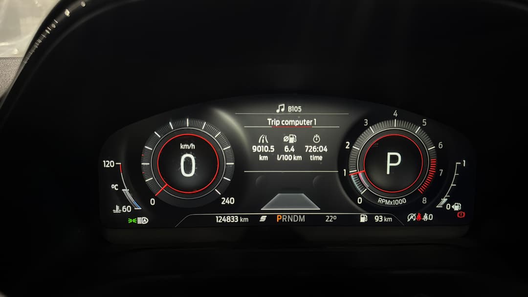 2020 Ford Puma St-line, Automatic, 124833 km, Odometer View