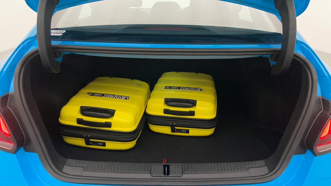 Boot Inside View with Luggage