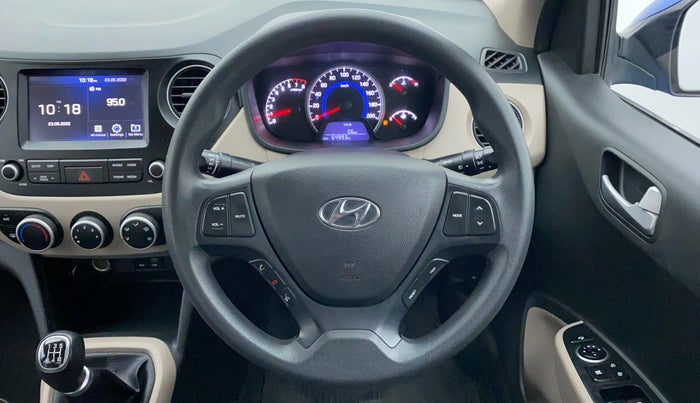 2019 Hyundai Grand i10 SPORTZ 1.2 KAPPA VTVT, Petrol, Manual, 65,127 km, Steering Wheel Close Up