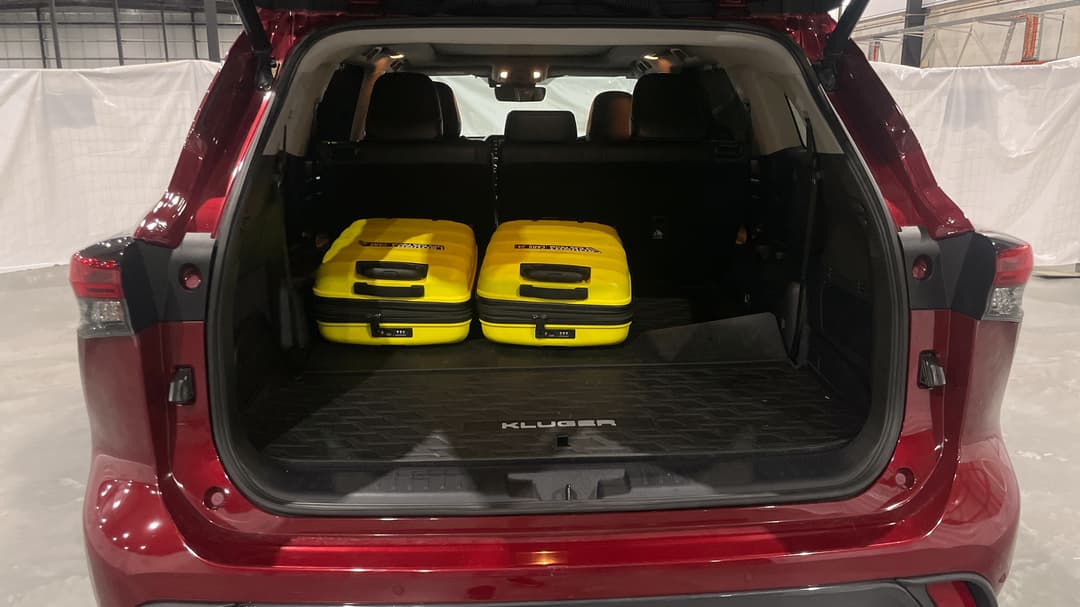 2021 Toyota Kluger Grande Hybrid AWD, Automatic, 94370 km, Boot Inside View with Luggage