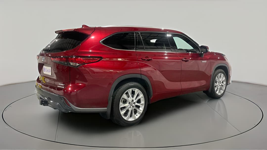 2021 Toyota Kluger Grande Hybrid AWD, Automatic, 94370 km, Right Back Diagonal (45- Degree) View