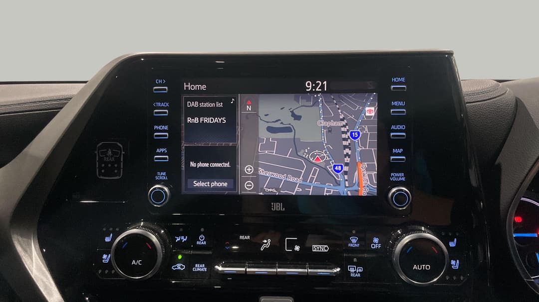 2021 Toyota Kluger Grande Hybrid AWD, Automatic, 94370 km, Infotainment System