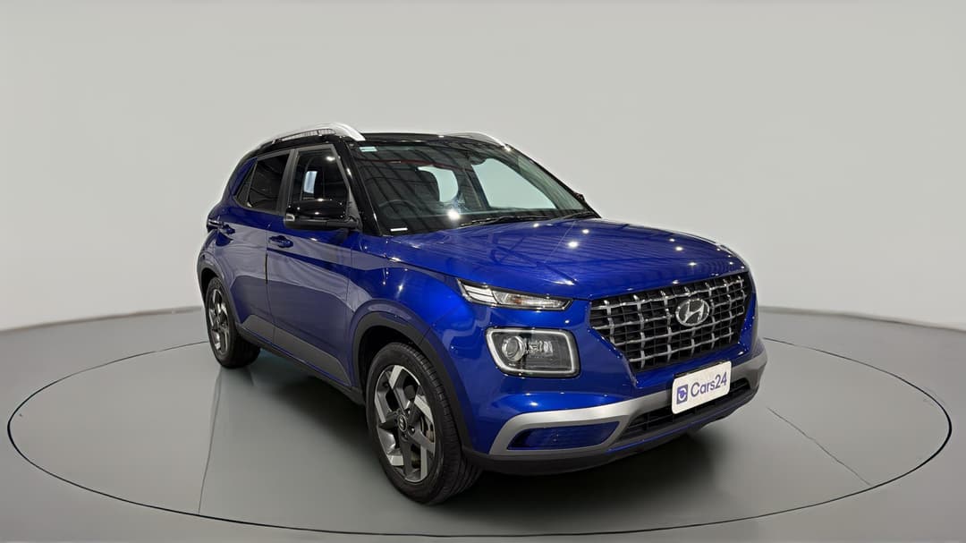 2023 Hyundai Venue Elite (denim) Two-tone Roof, Automatic, 44134 km, Right Front Diagonal (45- Degree) View