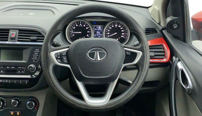 2017 Tata Tiago XZA PETROL, Petrol, Automatic, 44,747 km, Steering Wheel Close Up