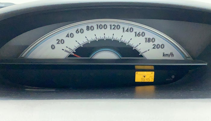 2011 Toyota Etios Liva G, CNG, Manual, 96,671 km, Odometer Image
