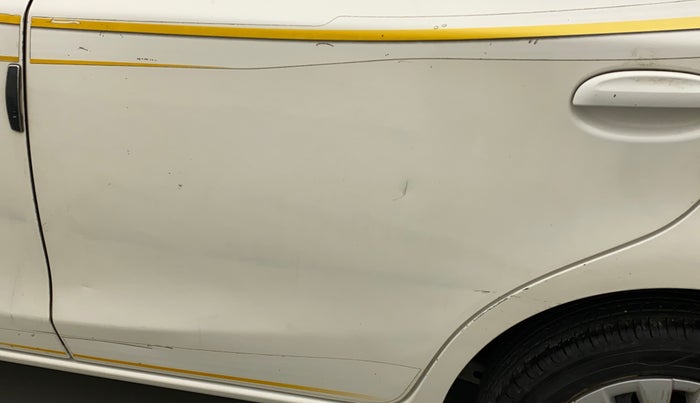 2011 Toyota Etios Liva G, CNG, Manual, 96,671 km, Rear left door - Slightly dented