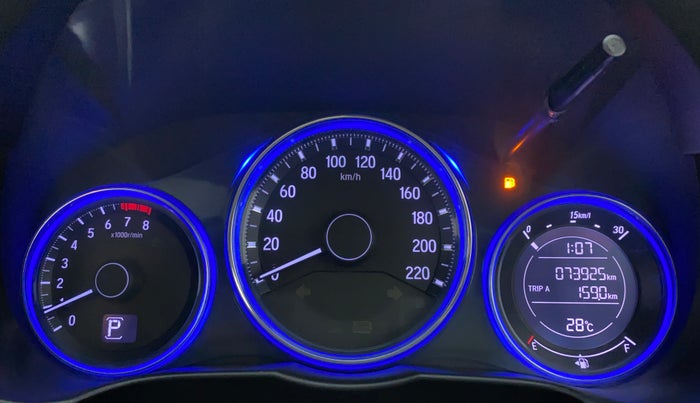 2015 Honda City 1.5L I-VTEC VX CVT, CNG, Automatic, 74,553 km, Odometer Image