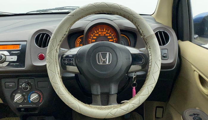 2014 Honda Amaze 1.2L I-VTEC S, Petrol, Manual, 68,935 km, Steering Wheel Close Up