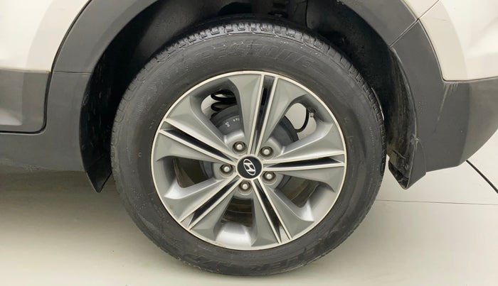 2017 Hyundai Creta SX PLUS 1.6 PETROL DUAL TONE, Petrol, Manual, 86,264 km, Left Rear Wheel
