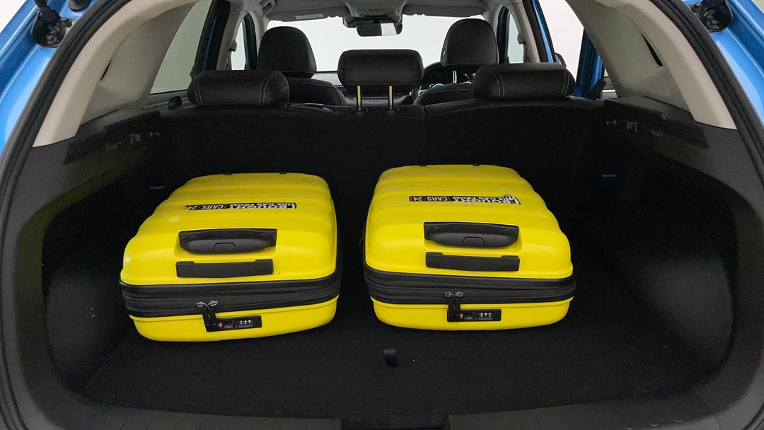 Boot Inside View with Luggage