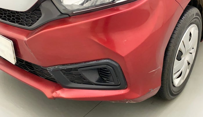 2019 Honda Amaze 1.2L I-VTEC S, Petrol, Manual, 24,871 km, Front bumper - Paint has minor damage