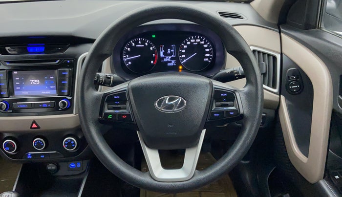 2017 Hyundai Creta 1.6 E + VTVT, Petrol, Manual, 25,212 km, Steering Wheel Close Up