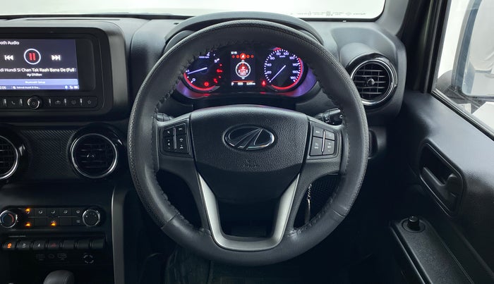 2021 Mahindra Thar LX PETROL AT 4WD, Petrol, Automatic, 1,449 km, Steering Wheel Close Up