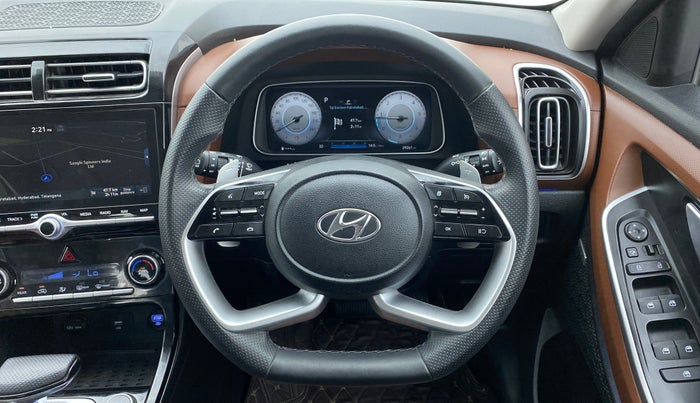2021 Hyundai ALCAZAR 1.5 SIGNATURE (O) AT 6STR, Diesel, Automatic, 29,261 km, Steering Wheel Close Up
