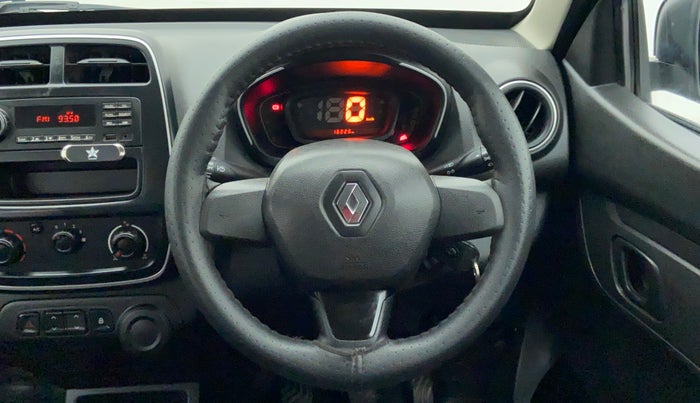 2019 Renault Kwid RXL, Petrol, Manual, 17,710 km, Steering Wheel Close Up