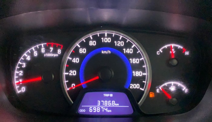2017 Hyundai Grand i10 ASTA 1.2 KAPPA VTVT, Petrol, Manual, 69,873 km, Odometer Image