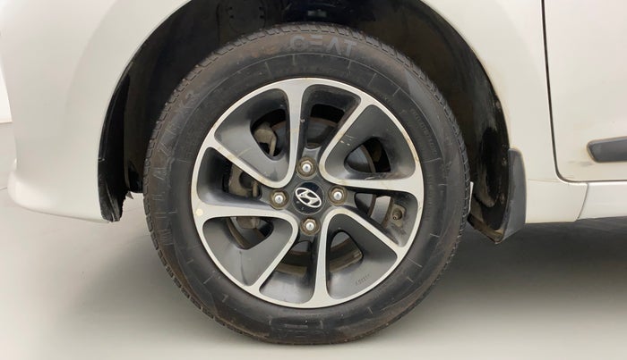 2017 Hyundai Grand i10 ASTA 1.2 KAPPA VTVT, Petrol, Manual, 69,873 km, Left Front Wheel