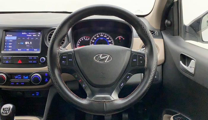 2017 Hyundai Grand i10 ASTA 1.2 KAPPA VTVT, Petrol, Manual, 69,873 km, Steering Wheel Close Up