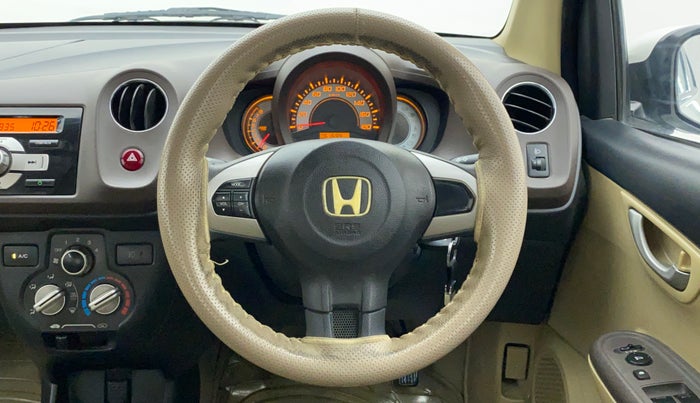 2013 Honda Brio 1.2 V MT I VTEC, Petrol, Manual, 61,773 km, Steering Wheel Close Up