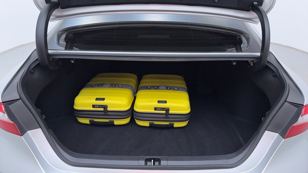 Boot Inside View with Luggage