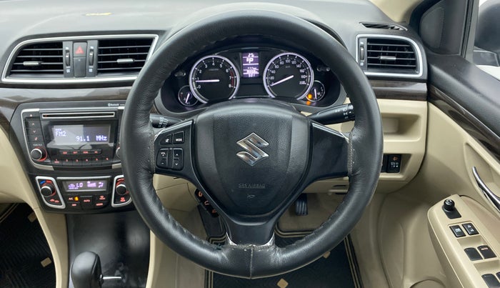 2017 Maruti Ciaz DELTA 1.4 VVT AT, Petrol, Automatic, 36,981 km, Steering Wheel Close Up