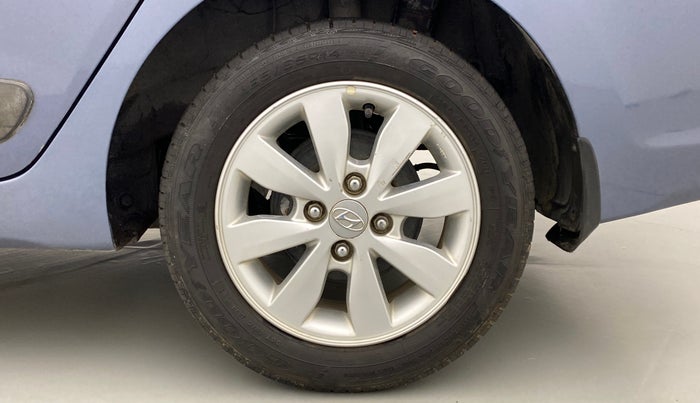 2015 Hyundai Xcent S 1.2 OPT, Petrol, Manual, 63,100 km, Left Rear Wheel