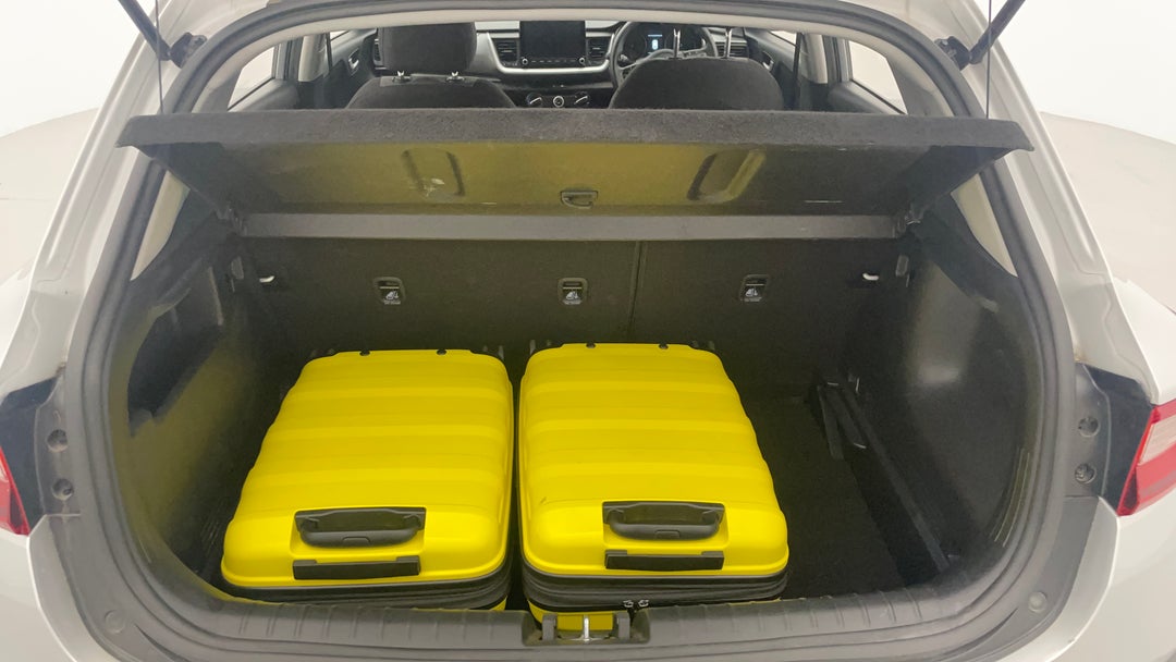 Boot Inside View with Luggage