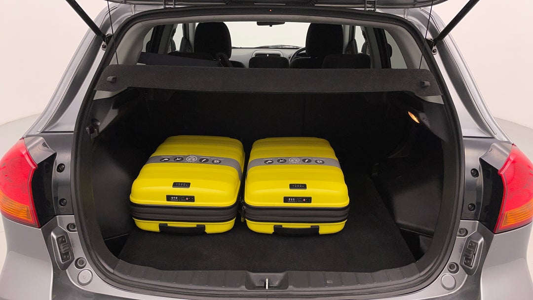 Boot Inside View with Luggage