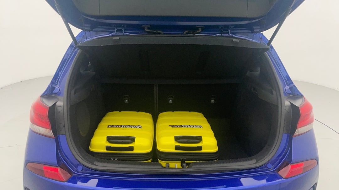 Boot Inside View with Luggage