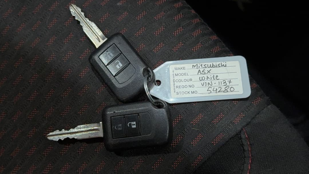 2018 Mitsubishi ASX Ls (2WD), Automatic, 138515 km, Key Close-up