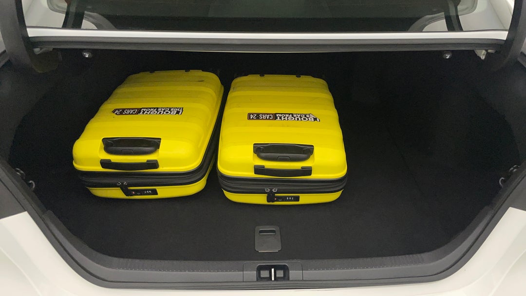 Boot Inside View with Luggage