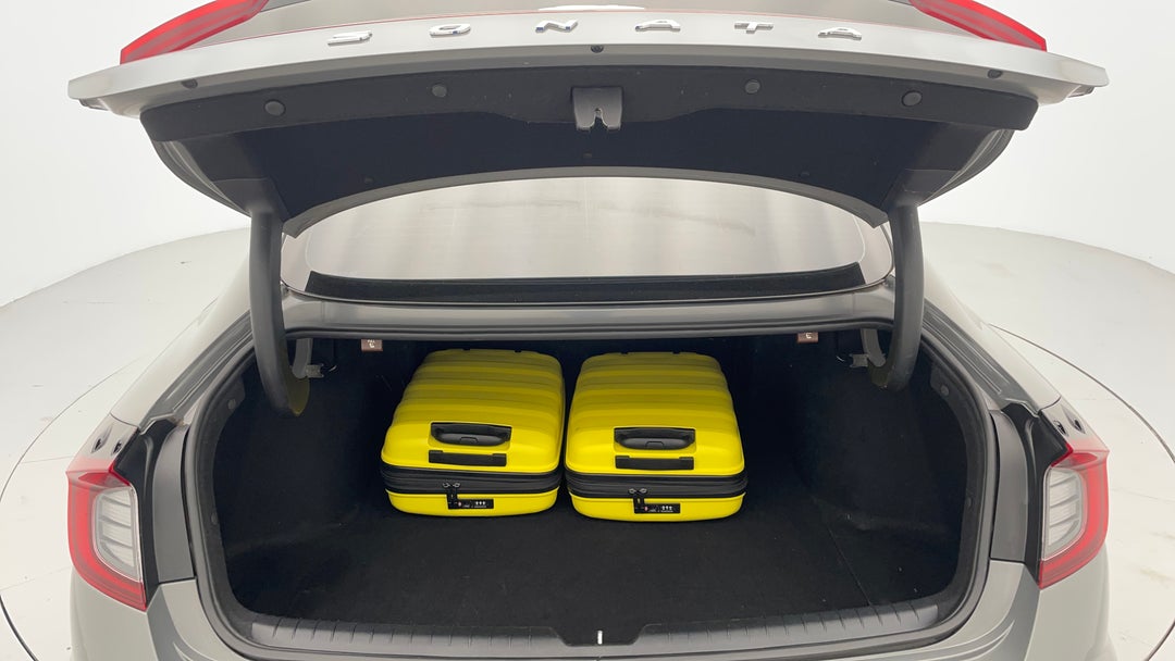 Boot Inside View with Luggage