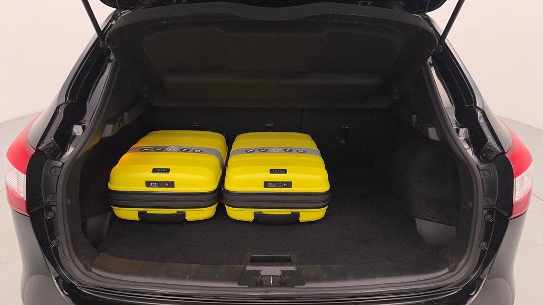 Boot Inside View with Luggage