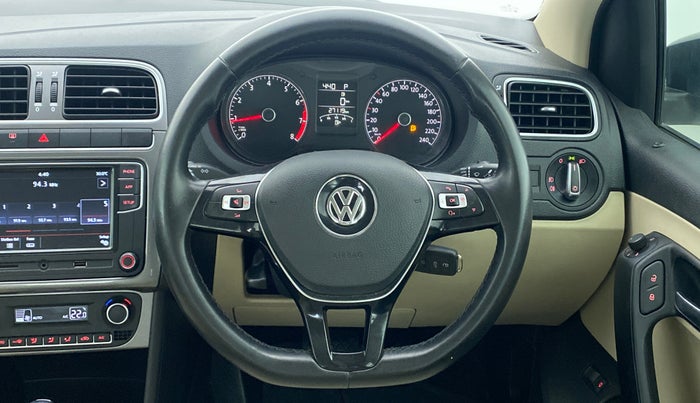 2021 Volkswagen Vento HIGHLINE PLUS 1.0 TSI AT, Petrol, Automatic, 27,408 km, Steering Wheel Close Up