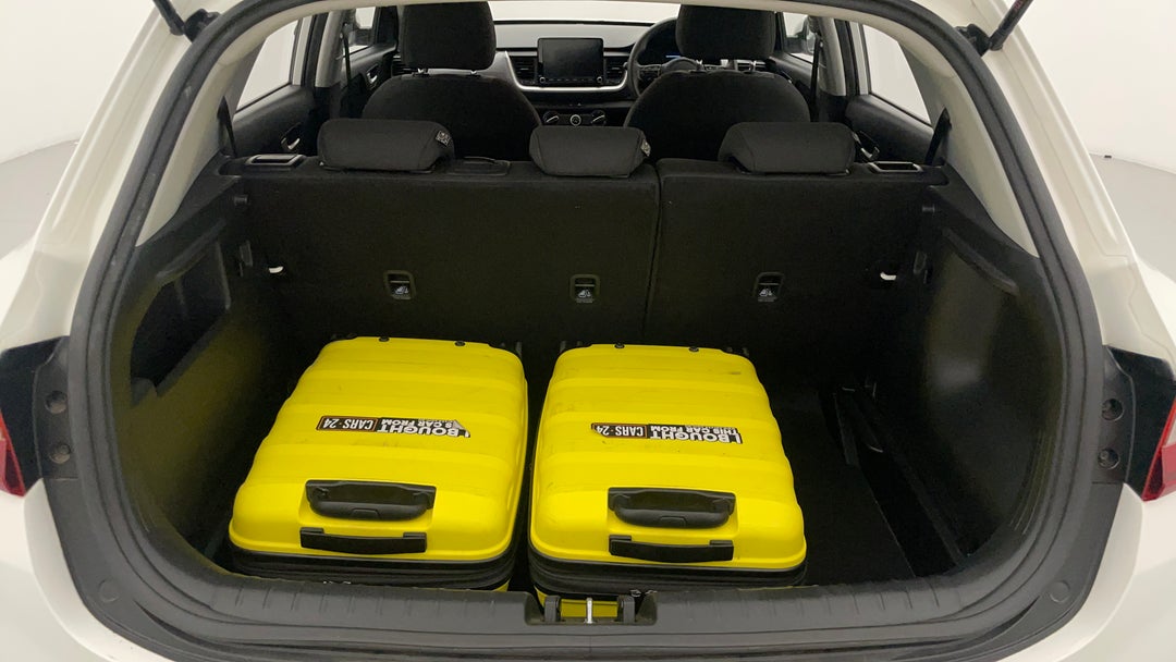 Boot Inside View with Luggage