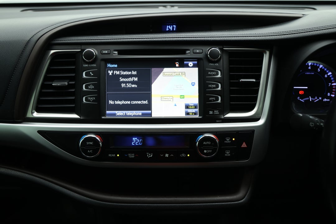 2018 Toyota Kluger Gxl (4x2), Automatic, 114349 km, Center Console