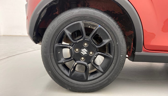 2018 Maruti IGNIS ALPHA 1.2 AMT DUAL TONE, Petrol, Automatic, 38,395 km, Right Rear Wheel