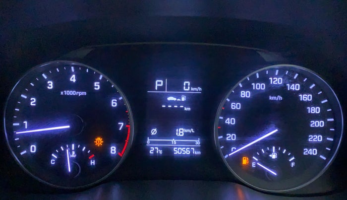 2017 Hyundai New Elantra 2.0 SX AT, Petrol, Automatic, 50,648 km, Odometer Image